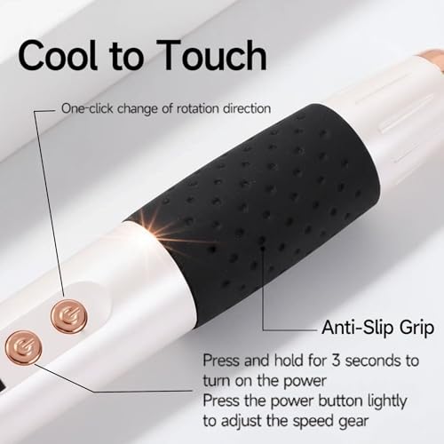 Electric Nail Drill Professional Cordless Portable Nail File Kit for Women White
