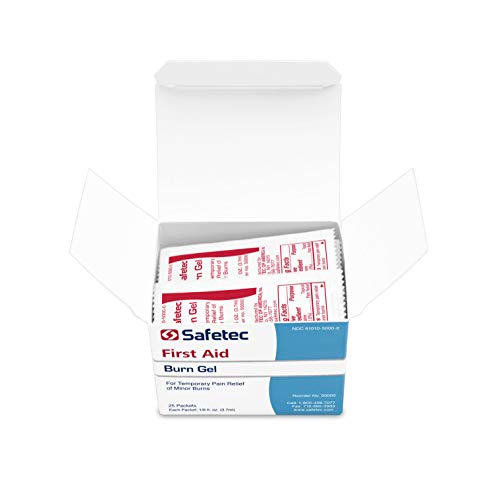 Safetec Burn Gel.125 oz. Pouch 25 ct. Box