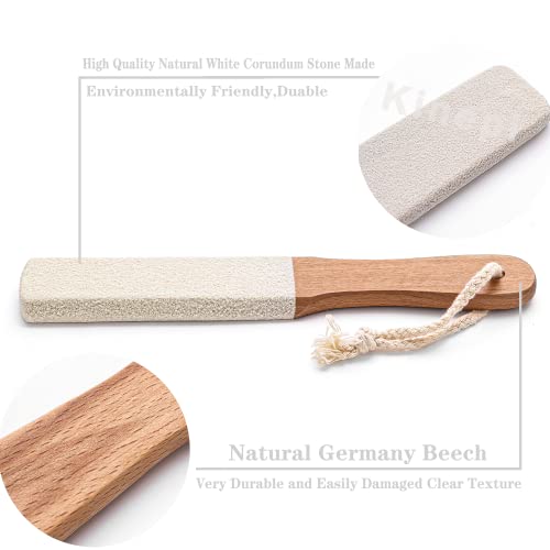Kinepi Callus Remover Foot File, Pumice Stone for Feet Scrubber Wet and Dry Flat