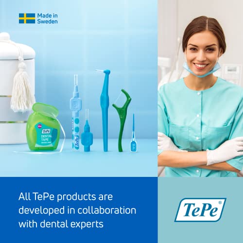TePe Interdental Brushes Original | Size 5-0.8mm | 1 Pack of 20 Brushes (Green) 0.8 mm Green