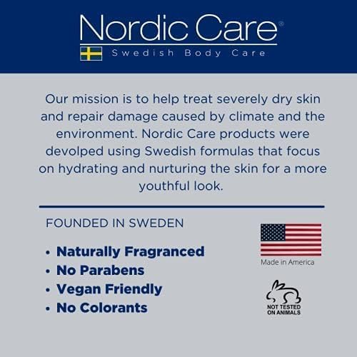 Nordic Care Foot Care Cream Intensive Repair | 10% Urea Treats Severely Dry Feet & Cracked Heels | Noticeable Results In Days 6 Ounce (Pack of 1) - BeesActive Australia