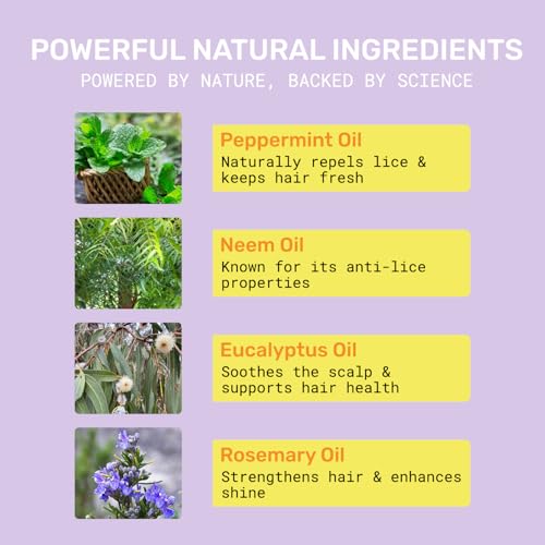 Chase Away Anti-Lice Shampoo, Natural Non-Toxic, All Hair Types
