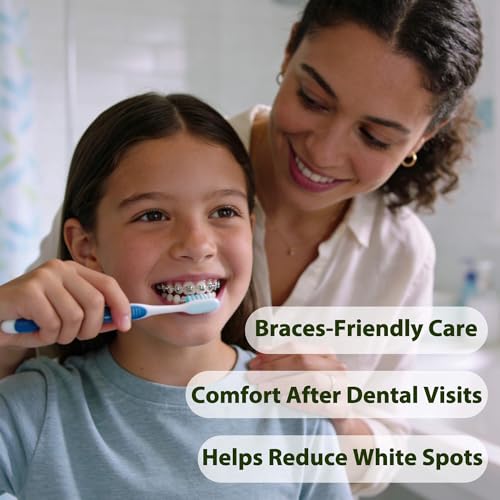 CAREDO Kids Cavity Repair Reversal Toothpaste – Hydroxyapatite Repair for Early Tooth Decay, Braces-Friendly, First Big Kids Remineralizing, Holistic Nighttime Enamel Care, Fluoride-Free Fruity 3.4oz