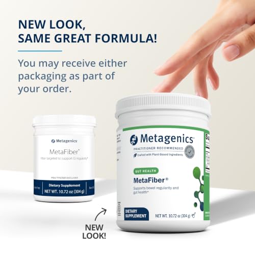 Metagenics MetaFiber, 6 g Dietary Fiber Blend Powder, 10.72 oz