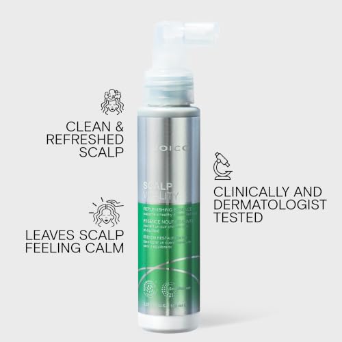 Joico Scalp Vitality Replenishing Essence | Healthy & Balanced Scalp | 3.38 Fl Oz 3.38 Count (Pack of 1)