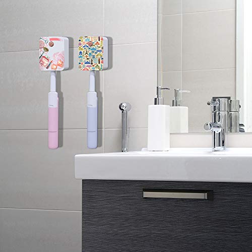 Wagner & Stern UV Toothbrush Sanitizer. Rechargeable Battery, 3D Design, Compatible with All Brush Heads. Multicolor