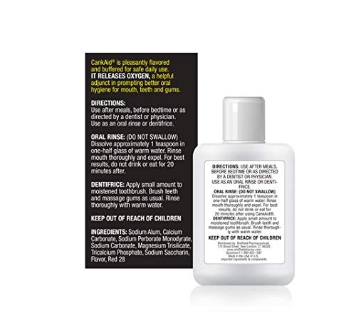 Mouth Rinse – Helps Relieve Canker Sores, Gingivitis, and Gum Irritation/Cleanse and Soothe Your Mouth/Concentrated Powder