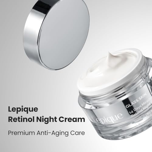 Lepique Retinol Night Cream - No.1 Korean Premium Repair Cream, 1.69 Fl Oz Unscented 1.69 Fl Oz (Pack of 1)