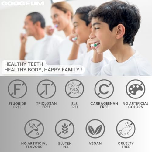 Natural Salt Tooth Powder Fluoride Free, Remineralizing Tooth Powder for Sensitive Teeth, Toothpaste for Bleeding Gums, Gingivitis Treatment, Vegan 1.23 Oz, Made in Korea