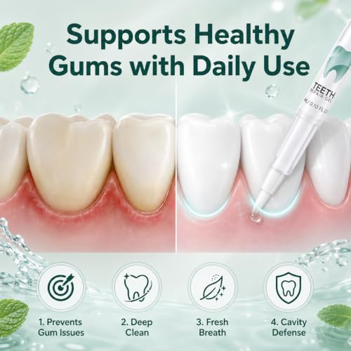 2pcs Teeth Repair Gel, Gum Daily Care Teeth Stain Removal Essence Pen