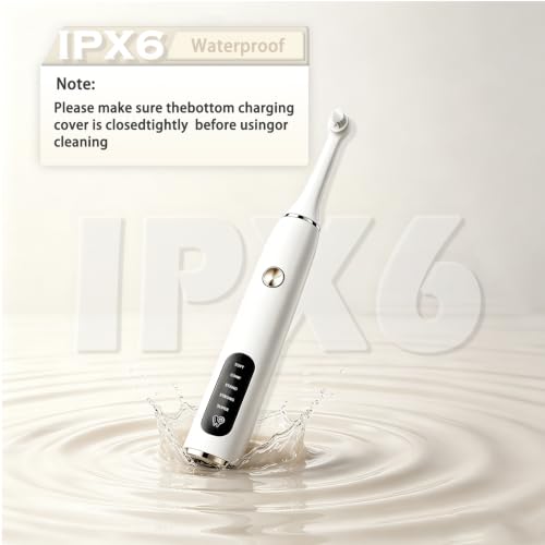 Tooth Polisher,Teeth Polishing Kit for Daily Cleaning,Polishing Then Whitening of Tooth USB Rechargeable Dental Polisher with LED Light,7 Heads,5 Speed Modes