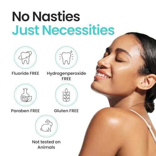 HIMALAYA PINKSALT Fluoride Free Hydroxyapatite Toothpaste with Niacinamide 3.9 oz + Purple Indicater Medium Toothbrush 4Counts, Purple Toothpaste for Teeth Whitening, Plaque Remover for Teeth