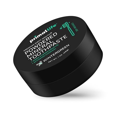 Dirty Mouth Organic Toothpowder (1 Ounce (Pack of 1), Charcoal Wintergreen) 1 Ounce (Pack of 1)