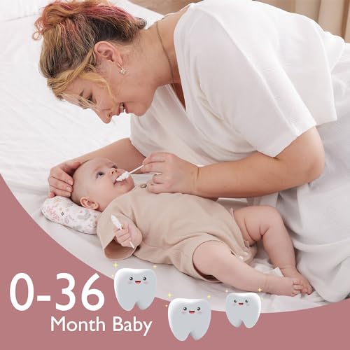 Momcozy Baby Tongue Cleaner Gauze and Baby Towel