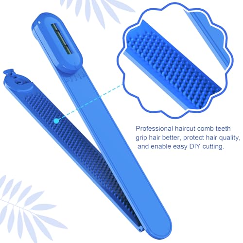 Professional Hair Cutting Kit for Women & Kids - Hair Scissors, Split Ends Trimmer & Bangs Clips - DIY Home Haircut Tools for Precision Cutting, Styling & Trimming