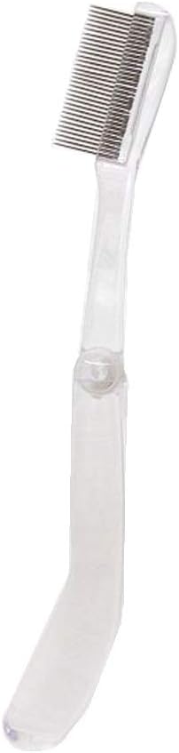 FMK-700(C) Standard Metal 32-PIN Mascara Comb (Bi-Fold Type) (Clear) -  Australia