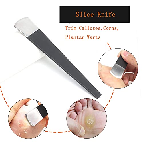 Watris Veiyi Pedicure Knife Set for Callus Removal Dead Skin