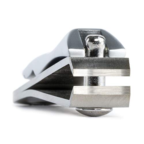 Harperton Nail Clipper - Stainless Steel, Fingernail and Toenail Clipper Cutters for for Thick Nails or Ingrown Nails, Nails Cutter for Men and Women