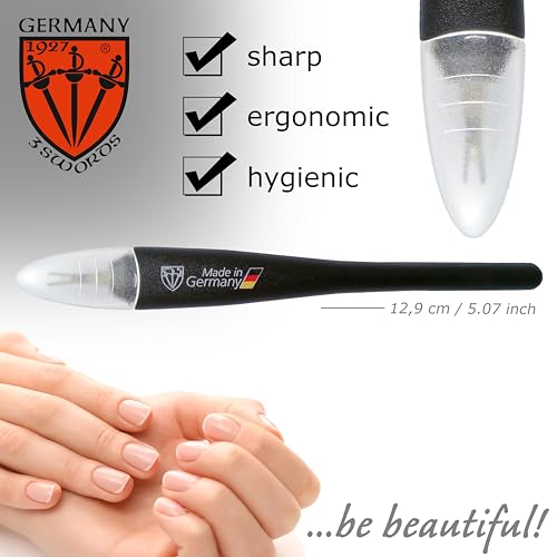 3 Swords Germany - Brand Quality Cuticle Knife Trimmer Remover Cutter (1pc.) Manicure Pedicure Grooming for Professional Finger & Toe Nail Care by 3 Swords, Made in Solingen Germany Cuticle Remover (1 Pc.)