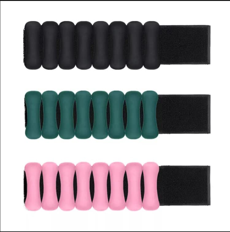 Bangles- 1lb Adjustable Wrist & Ankle Weights Pink