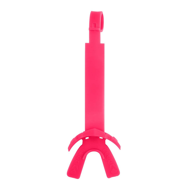 SLEEFS X Football Mouth Guard - Lip/Mouthguard with Helmet Strap - Lip/Teeth Protector Mouthpiece - Moldable - for Youth, Men & Women. Maximum Air Flow. All Sports (Pink) Pink - BeesActive Australia