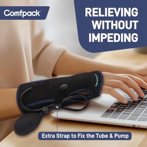 Comfpack Wrist Ice Pack wrap for Carpal Tunnel Relief & Wrist Ice Pack Wrap for Carpal Tunnel, Hand Ice Pack for Arthritis