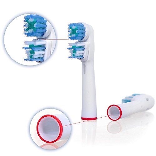 Double Clean Brush Heads, Compatible with Braun Oral-B Dual Clean Electric Toothbrush - Pack of 16
