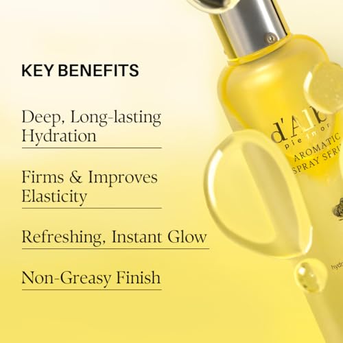 d'alba Piedmont Italian White Truffle First Aromatic Spray Serum, Fragrant VEGAN Glowy Antioxidant Face Mist, Deep Hydration Skin Firmness, Korean Skin Care (4.05 fl.oz) 4.05 fl.oz