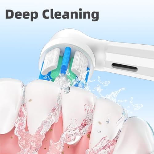 12 Pcs IO Refills Heads Compatible with Oral B IO 2/3/4/5/6/7/8/9/10/Deep Clean Electric Toothbrush, Replacement Heads Compatible with Oral B IO (White) White 12 Count (Pack of 1)