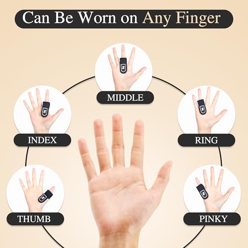 Finger Splint(PAIR) for Middle, Ring, Index, Thumb&Pinky, Trigger Finger Support Brace for Straightening Curved, Locked Stenosing Tenosynovitis, Tendon Lock Release, Stabilizer Knuckle Wrap Small