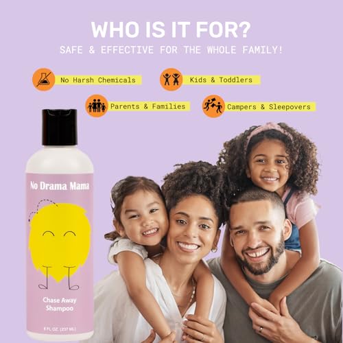 Chase Away Anti-Lice Shampoo, Natural Non-Toxic, All Hair Types