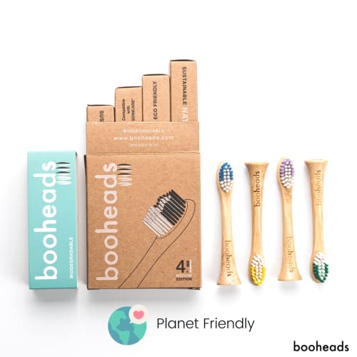 Booheads Fluoride Free Hydroxyapatite Toothpaste and Compatible Sonicare Deep Clean Heads Bundle