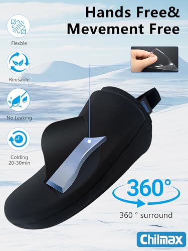 Foot Toes Ice Pack Wrap for Broken Toe & Bunion Pain,Reusable Cold & Heat Pack for Top of Foot & Forefoot Surgery Recovery,Best Ice Sock for Gout,Injuries,Swelling,Neuropathy Relief (1pcs) 1 Black