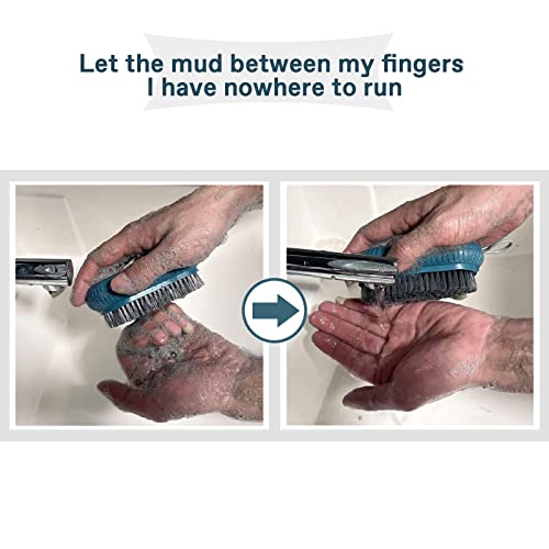 VWMYQ Heavy Duty Nail Brush Fingernail Scrub Brush, Durable Stiff Bristles Nail Scrub Brush, Hand and Nail Cleaning Brush for Men & Mechanics (Hand Wash Brush - Blue) Hand Wash Blue