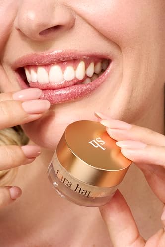 Sara Happ Vanilla Bean Lip Scrub - Vegan Sugar Lip Exfoliator, 0.5 Oz