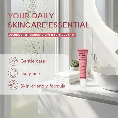 suquato 10% Azelaic Acid Cream – Rosacea Treatment for Face & Redness Reducing Face Cream – Redness & Blemish Care for Sensitive Skin – Lightweight Daily Use 30g 1 Fl Oz (Pack of 1)