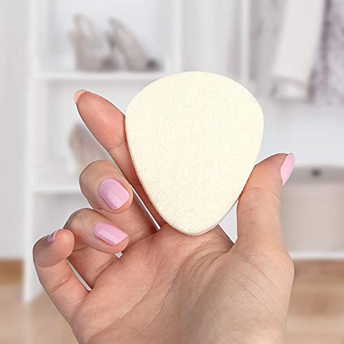 18-Pack Ball of Foot Cushions - Metatarsal Pads for Pain Relief Forefoot, 1/4" Thick Felt Foot Pads for Women & Men Plantar Fasciitis Neuroma