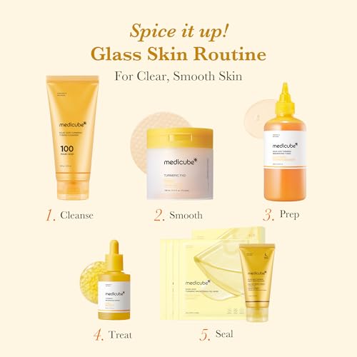 medicube Kojic Acid Turmeric Smoothing Toner for Face & Body 1 Count (Pack of 1)