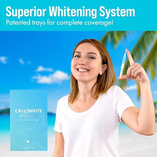 Cali White Teeth Whitening Gel Refills - 35% Carbamide Peroxide Formula - Vegan Organic Tooth Bleach - 3-Piece 5 ml Syringes for Teeth Whitening Kits - Use with UV or LED Light and Trays 0.17 Fl Oz (Pack of 3) 3 x 5ml Gel Refills
