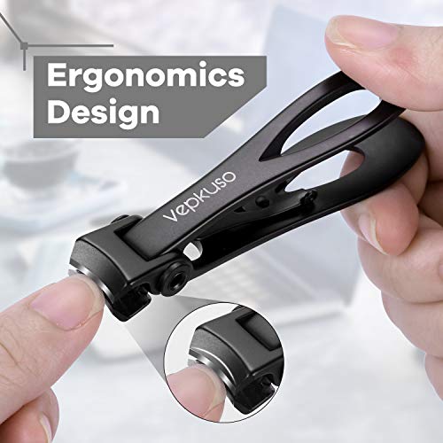Toenail Clippers for Seniors & Thick Nails Black(AB)