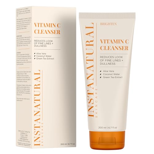 InstaNatural Vitamin C Cleanser Face Wash: Brightening, 6.7 Fl Oz