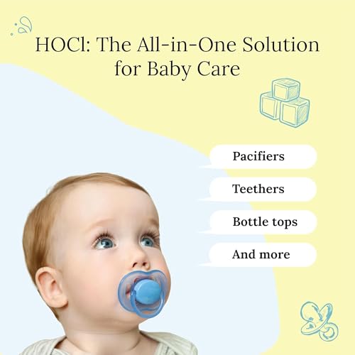 Littley Pacifier & Teether Cleaner | HOCl Spray | 8 oz 8 Fl Oz (Pack of 1)