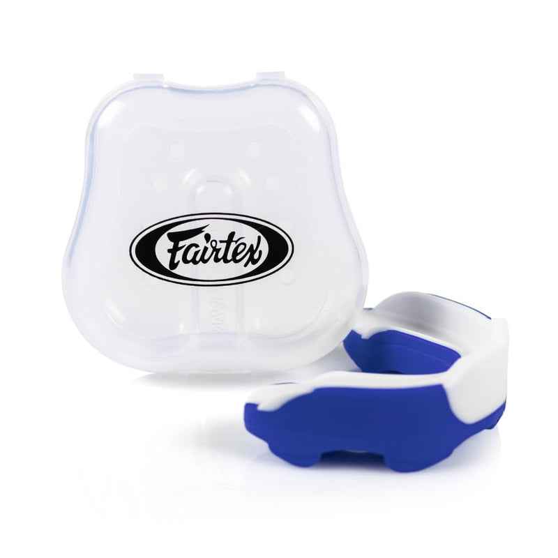 Fairtex Muay Thai MMA Mouthguard for Adults and Teens – Pro-Level Ultimate Mouth Protection for Combat Sports, Boxing, Kickboxing, and Martial Arts | Custom Fit, BPA-Free, Latex-Free (Blue) Blue