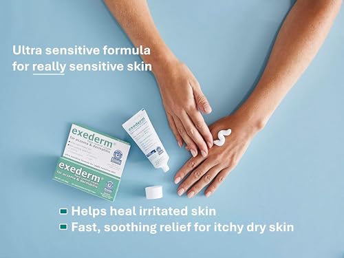 Exederm Flare Control Hydrocortisone Cream for Eczema & Dermatitis 2oz White Pack of 1