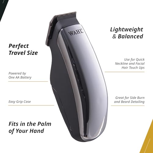 Wahl Professional Half Pint Compact Travel Trimmer, AA, Model 08064-900