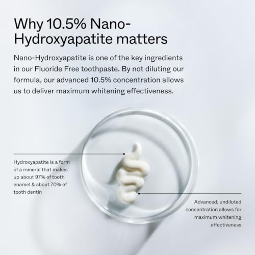 Opalescence Fluoride Free Toothpaste - Nano Hydroxyapatite 10.5% 5759-1T Fluoride Free Pepermint 4.7 Ounce (Pack of 1)