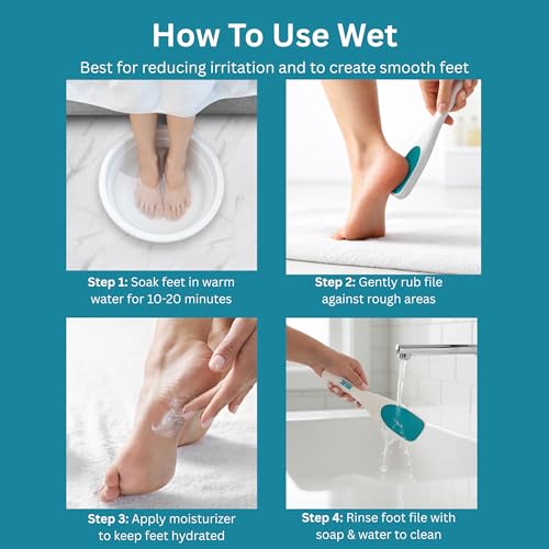 TRIM Nano Glass Foot File, Professional Callus Remover & Pedicure Tool