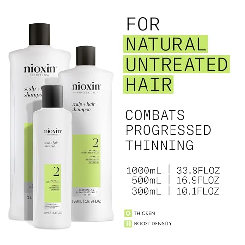 NIOXIN System 2 | Scalp Care | Shampoo | Hair Thickening | For Natural Hair 16.9 Ounce (Pack of 1)