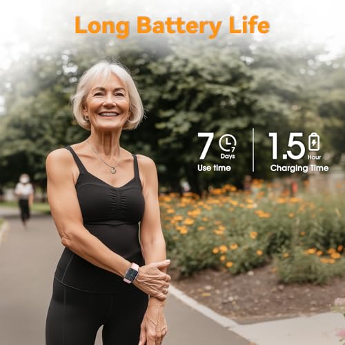 Pedometer Watch, No App No Phone Required, Senior Friendly, Step Counter Pink