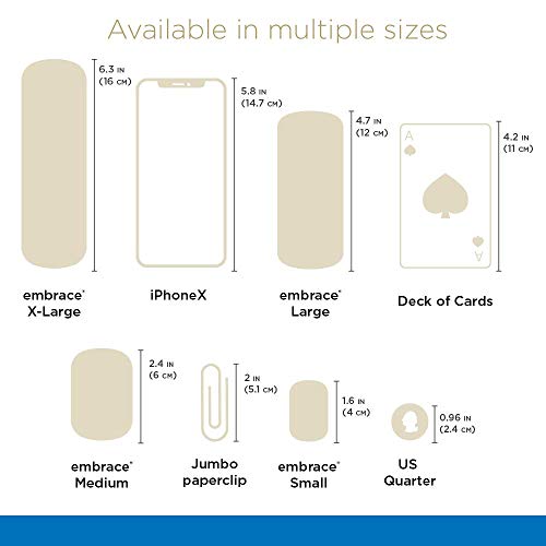 Embrace Active Scar Defense for New Scars, FDA-Cleared Medical-Grade Silicone Scar Sheets for Hypertrophic & Keloid Scar Treatment, 4.7 Inch, Large, 30-Day Supply Large, 4.7in (30 Day Supply)